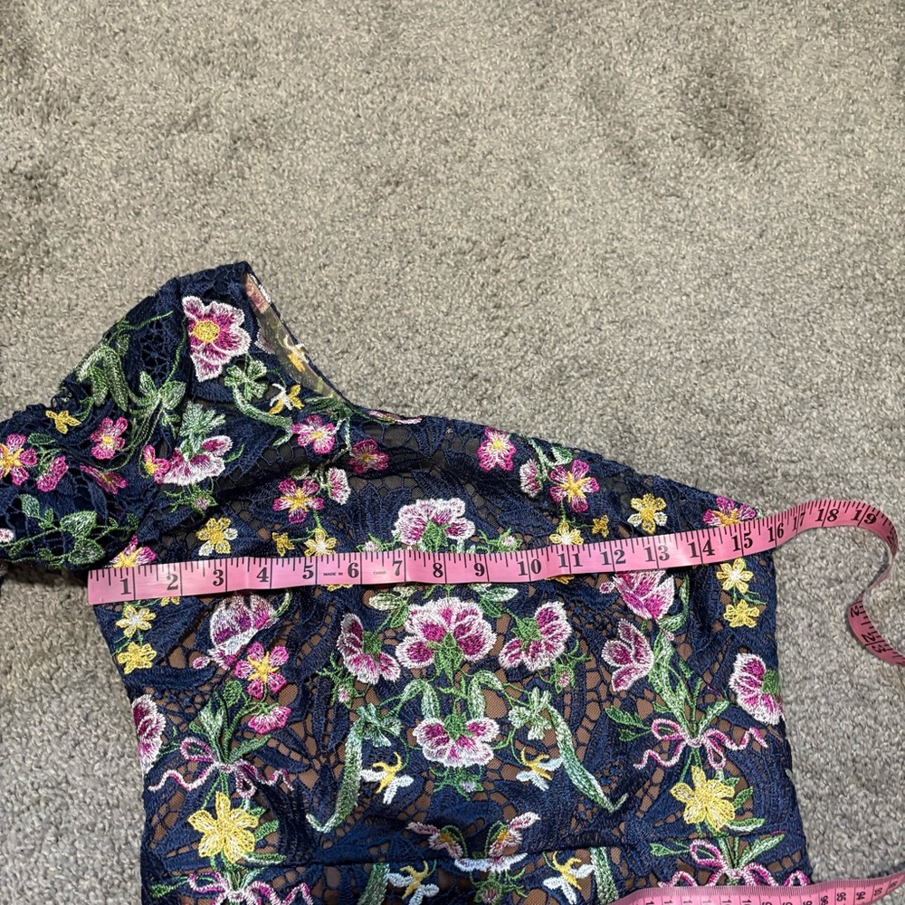 Marchesa Notte NEW Alexis Floral Embroidered Midi Dress Size XS $795.00 - Picture 12 of 16